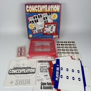 2002 Concentration Game by Endless Games Complete Great Condition NEW OPEN BOX‎